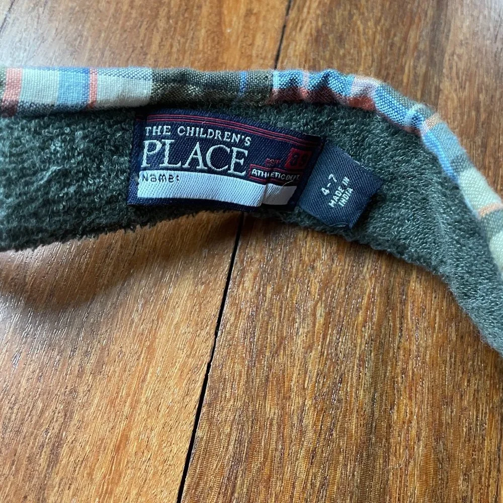 Children's Place Plaid Visor